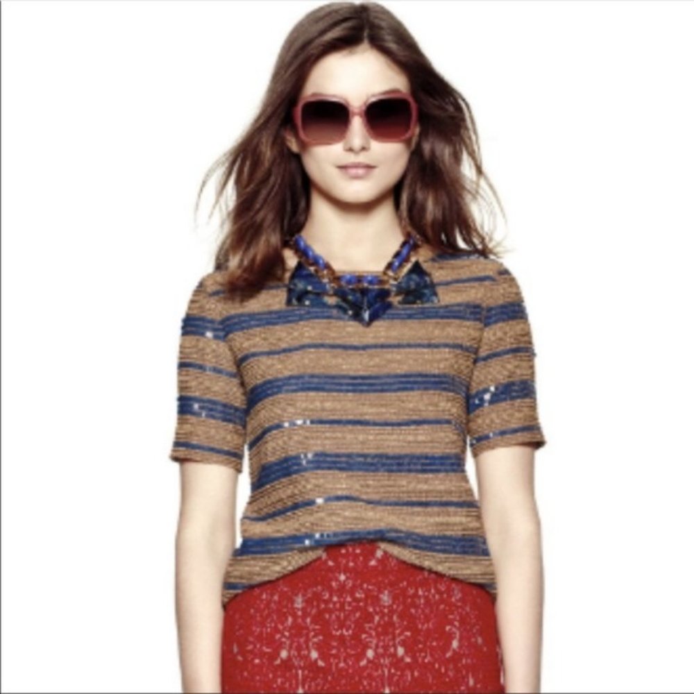 Tory Burch Almond Beads Theresa Top
